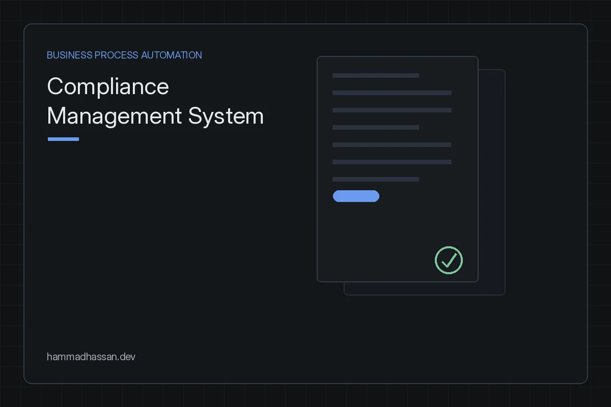 Compliance Management System — audit readiness preview card